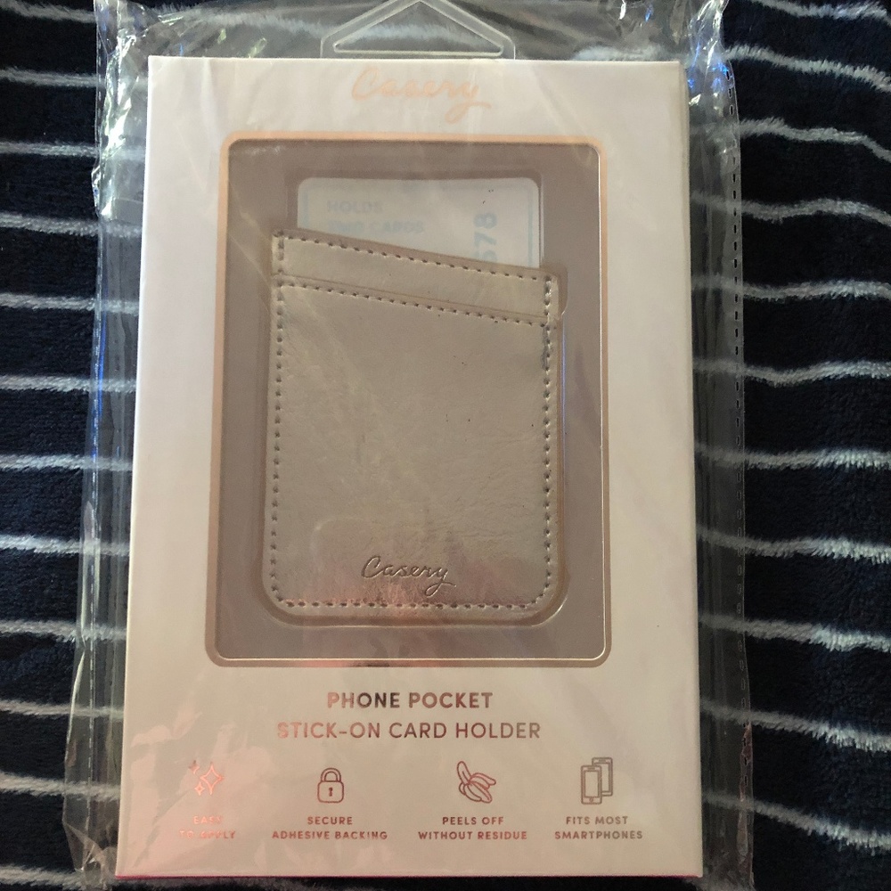 CASERY ROSE GOLD COLOR PHONE POCKET NEW - Picture 7 of 7